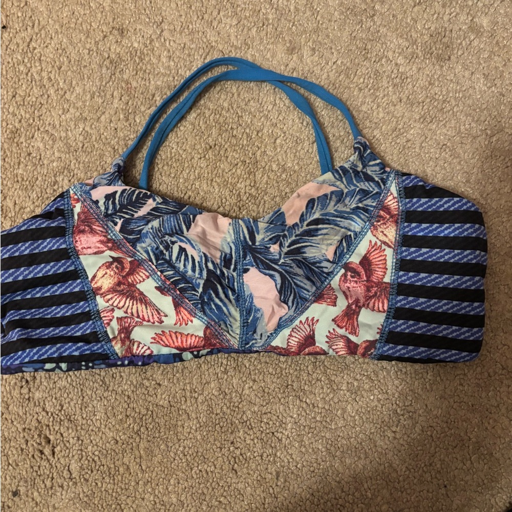 Maaji Kids Swim Bikini - Blue and Pink Tropical